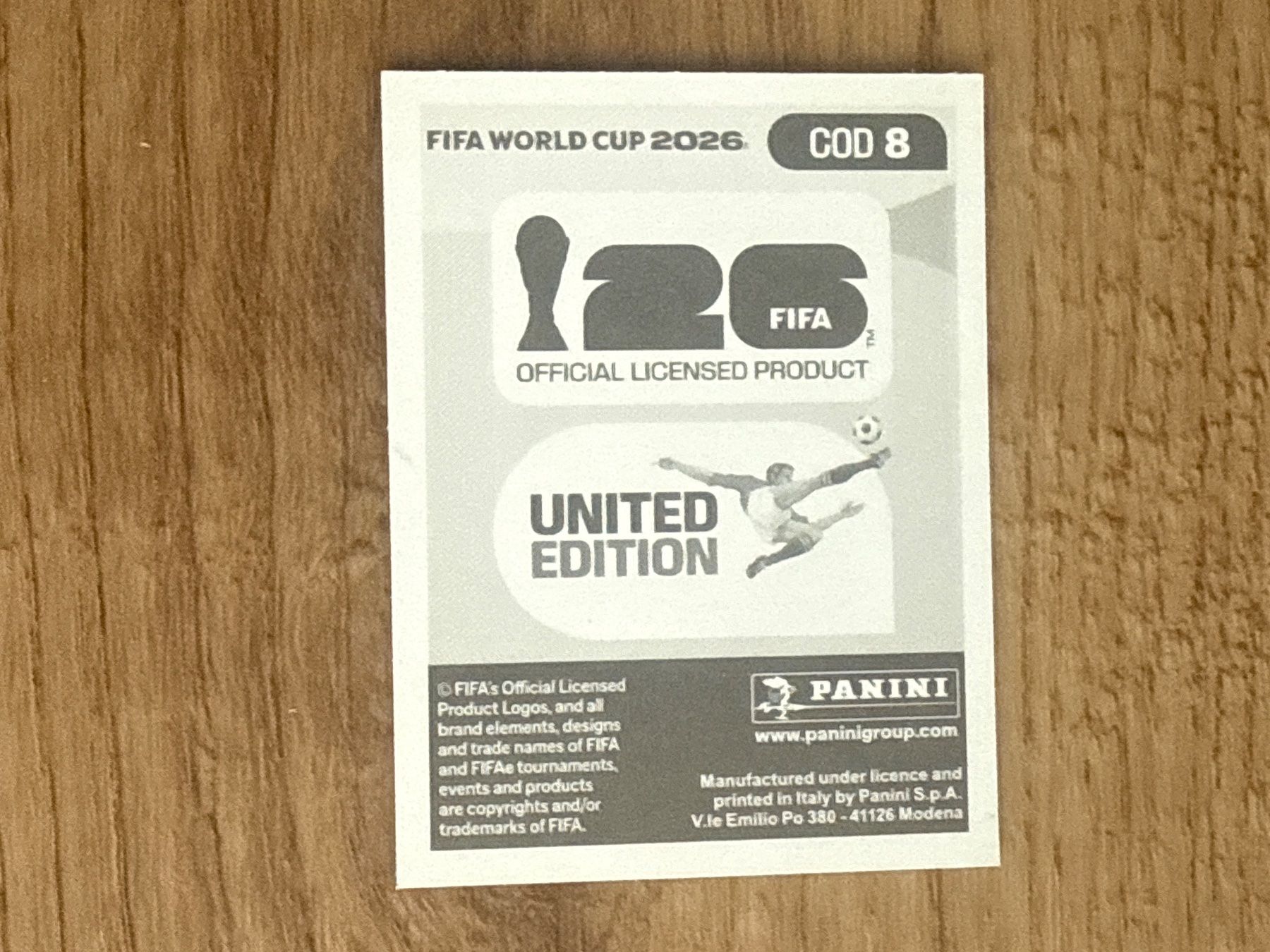 Panini Cartes à collectionner: Panini FIFA WORLD CUP 2026 Sticker CHARLES PICKEL COD 8 – D'occasion à Glattbrugg par Schweigmatt 1
