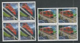 2010 Nr. 1349-1350 Bahnjubiläen: Niesen / Bernina **
