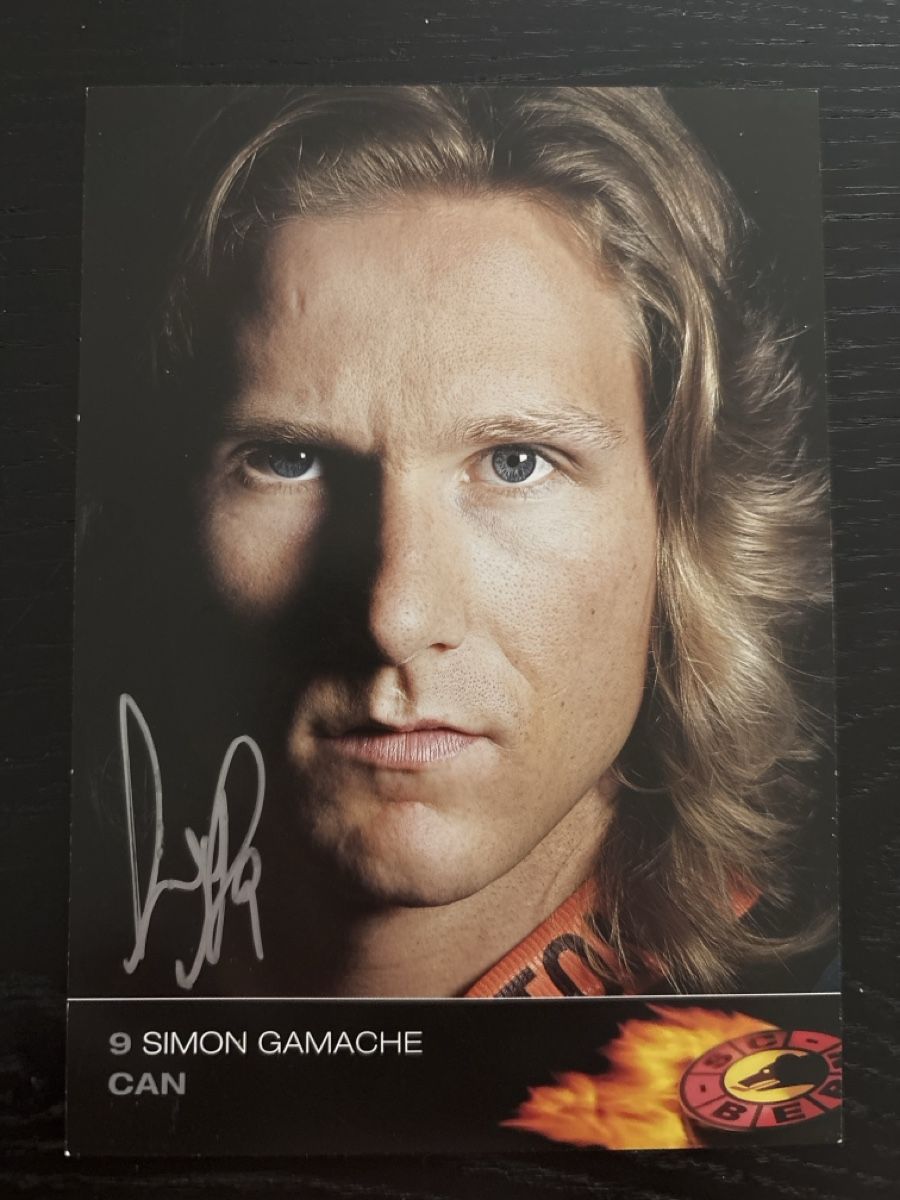 Autogramme: Simon Gamache signierte Autogrammkarte - Selten! – Gebraucht aus Uetendorf von hoisle