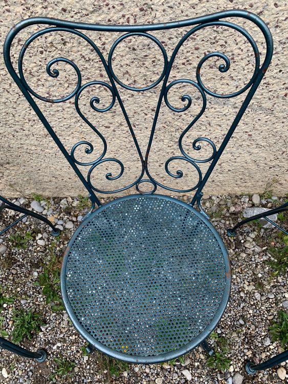 Gartenstühle Eisen alt Kaufen auf Ricardo