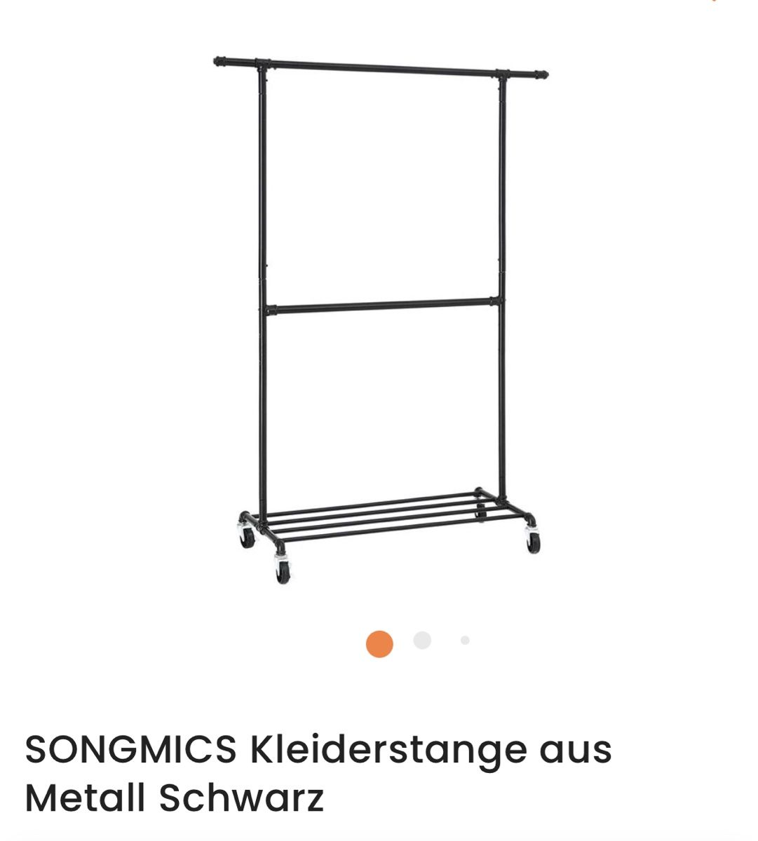 Altro in Decorazioni & Accessori: 2x SONGMICS Kleiderständer aus Metall schwarz – Usato da Zürich venduto da Luerika