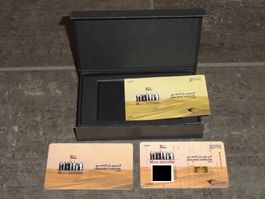 1. CRYPTO STAMP UAE 2021: Golden Jubilee mit 1g Gold