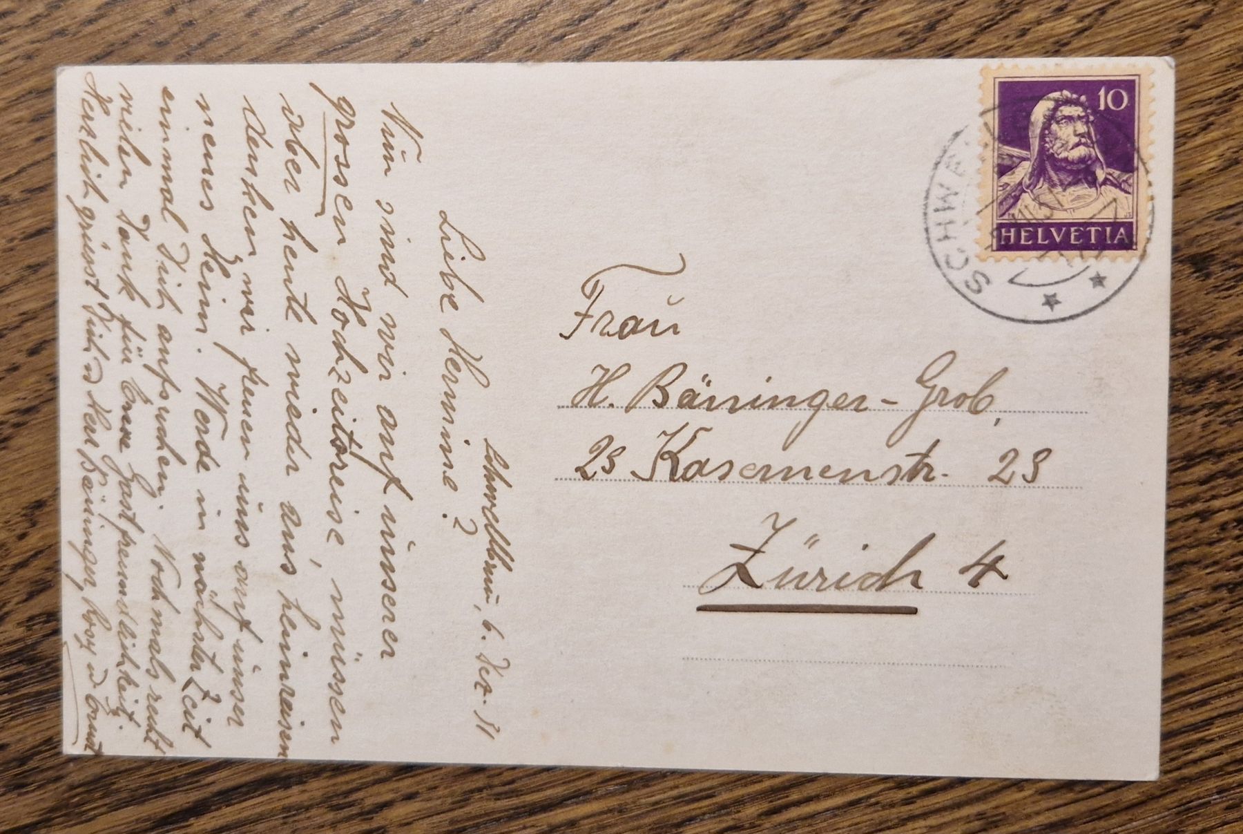 Cartoline postali: Schwellbrunn mit Säntis 1931 – Usato da Ebikon venduto da Donar50 1