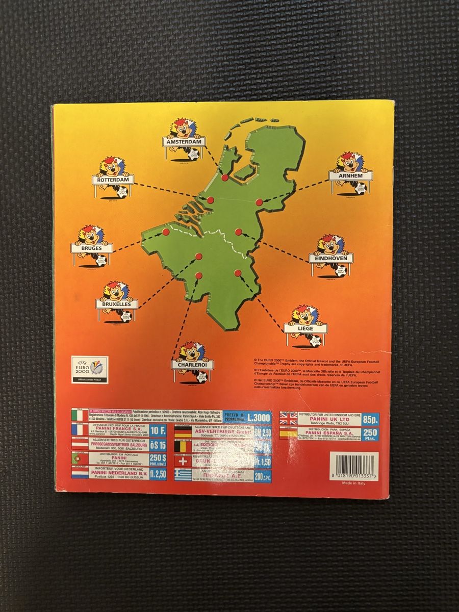 Panini Album: Panini 2000 EM Heft Fussball – Usato da Münchenstein venduto da Casstore 1