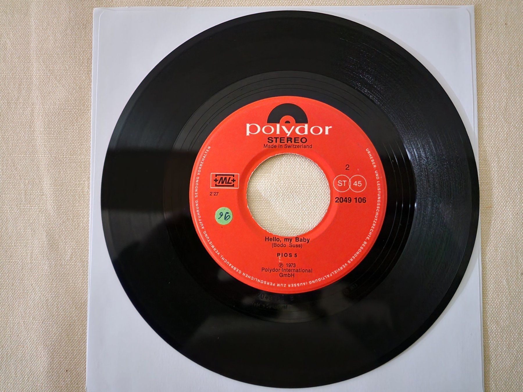 Schallplatten: Rios 5 Single – Motocross – Gebraucht aus Root von atelier22 1