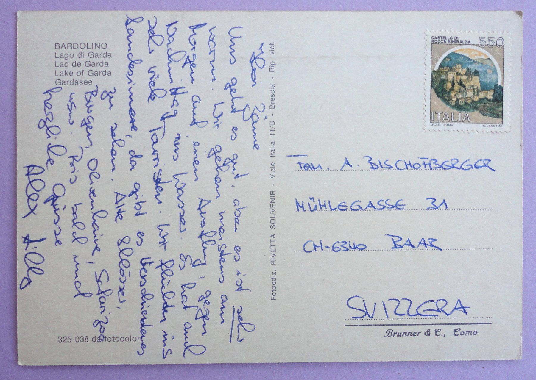 Cartes postales: Bardolino - Lago di Garda – D'occasion à Fétigny par Billy2miny 1