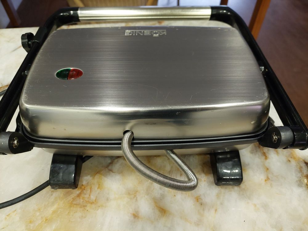 Koenig SandwichGrill "Panini", silber/schwarz Kaufen auf Ricardo