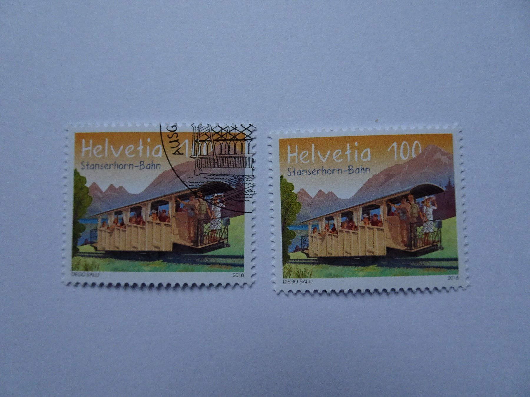 Alle Briefmarken: 2018**und* – Neu (gemäss Beschreibung) aus Aadorf von Chnorli-Furz