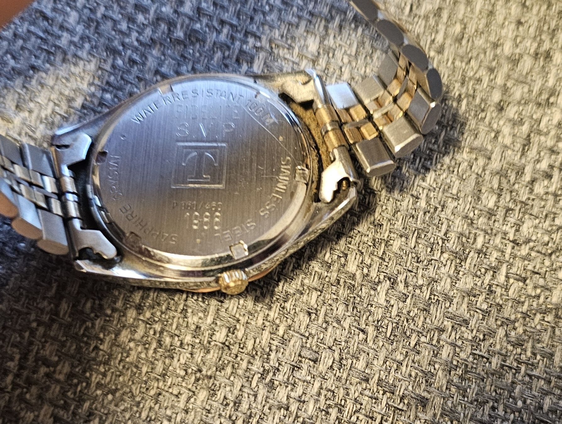 Tissot PR 100 bicolore acier et doré pour homme (Gebraucht) in Genève ...