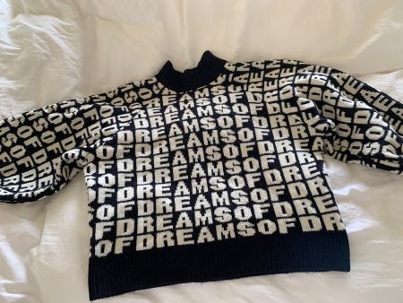 Warmer Pullover DREAMS OF DREAMS d’blau/ weiss Gr. L/XL