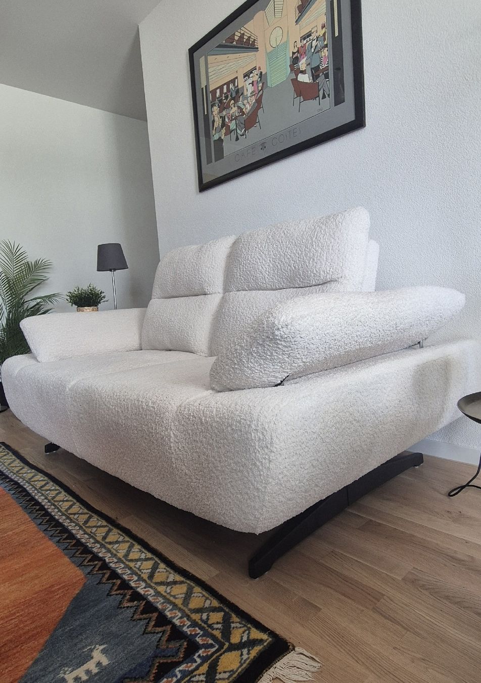 Conforama Divani: Canapé design tissu bouclettes – Usato da Denges venduto da Alex-CH-LB 2