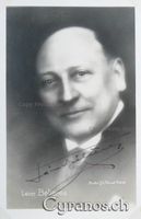 Léon Belières (1880-1952) Schauspieler - Autogramm