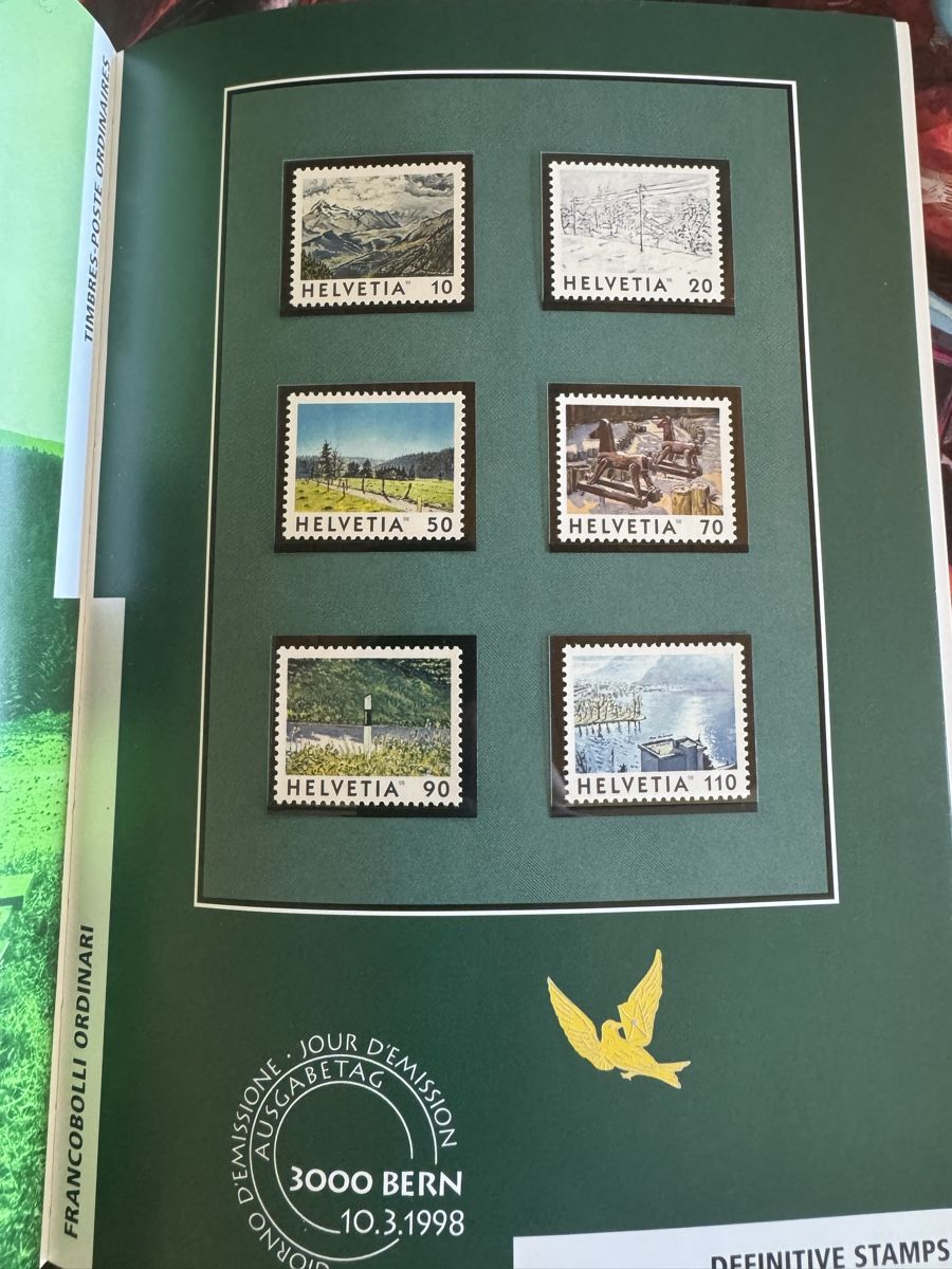 Alle Briefmarken: Schweizer Briefmarken Jahrbuch 1998 – Gebraucht aus Leutwil von Jaxon_withXx 4