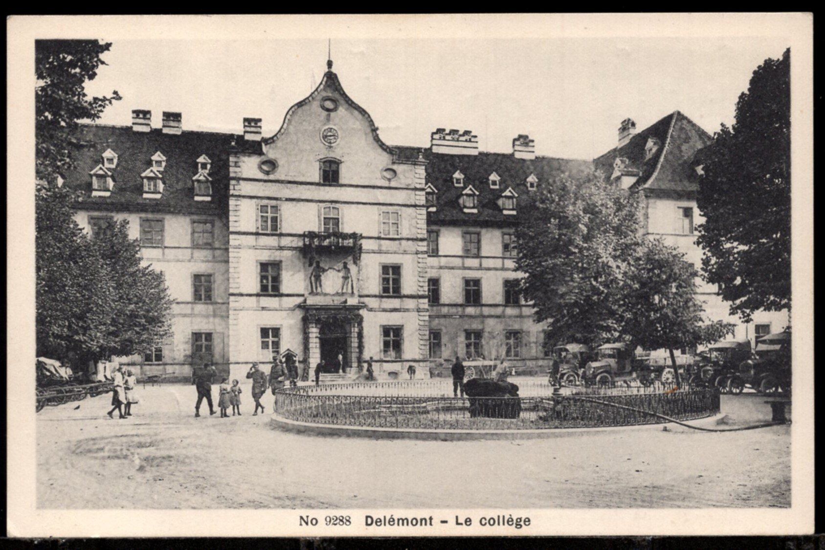 Cartoline postali: Delémont - Le  Collège  1926     Feldpost – Usato da Aarau venduto da kufi44