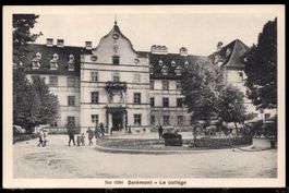 Delémont - Le  Collège  1926     Feldpost