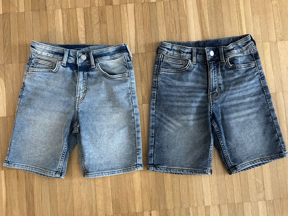 H&M Jeans: 2 Stück Jeans Shorts Gr.128 – Nuovo (secondo la descrizione) da Kilchberg ZH venduto da Traumfaenger01