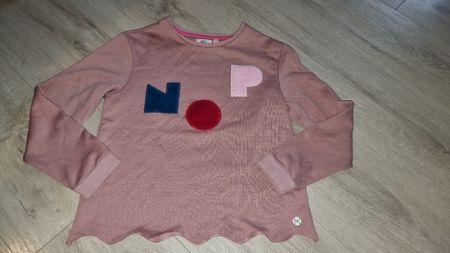 NOP Mädchenpullover Gr. 140 rosa kuschelig Herbst