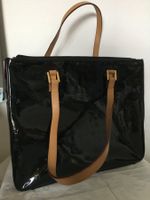 Tasche Faoux Patten Leder- Kunst Lack 36.5cm/30cm/8.3cm, NEU