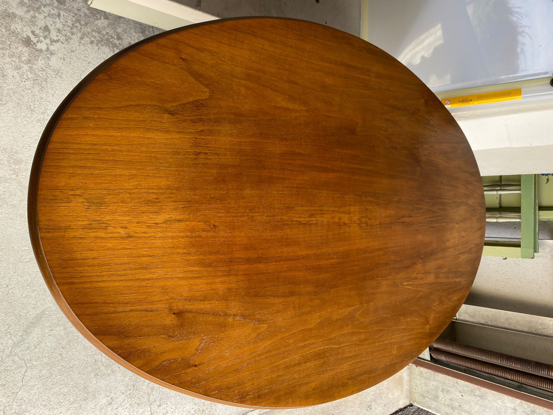 Tische: Antiker Salontisch Holz oval – Gebraucht aus Appenzell Meistersrüte von zongabolla 3