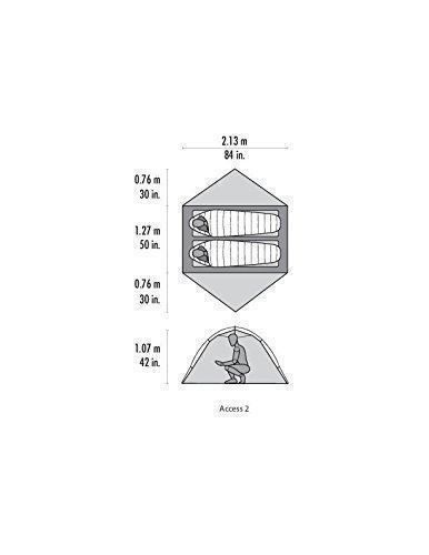 Tende : MSR Access 2 orange Zelt – Nuovo e nell'imballaggio originale da Bottighofen venduto da zaap 4