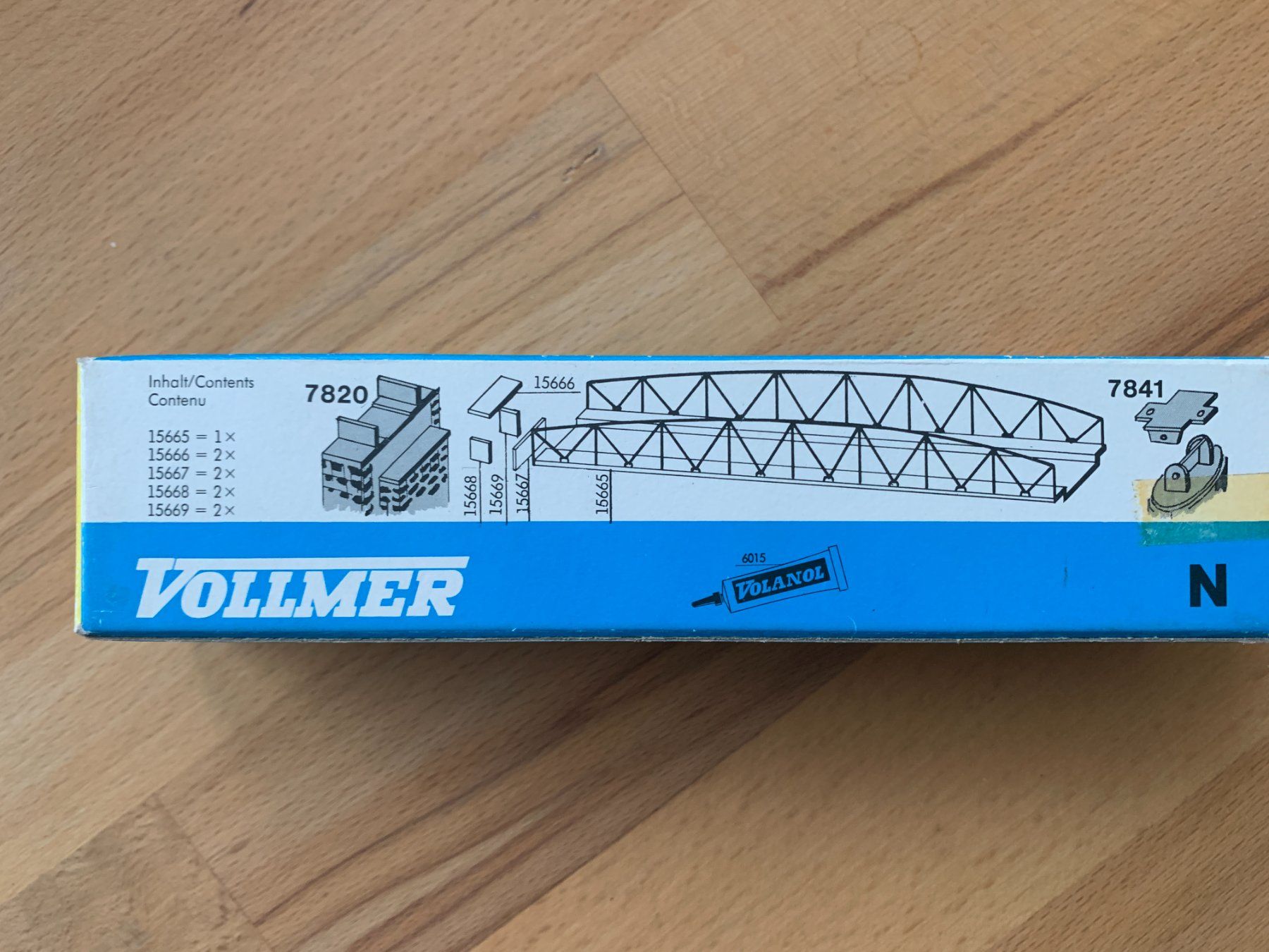 Vollmer Modellini di ferrovie: Bogenbrücke von Vollmer 7302 – Nuovo e nell'imballaggio originale da Belp venduto da cap_rc5h 2