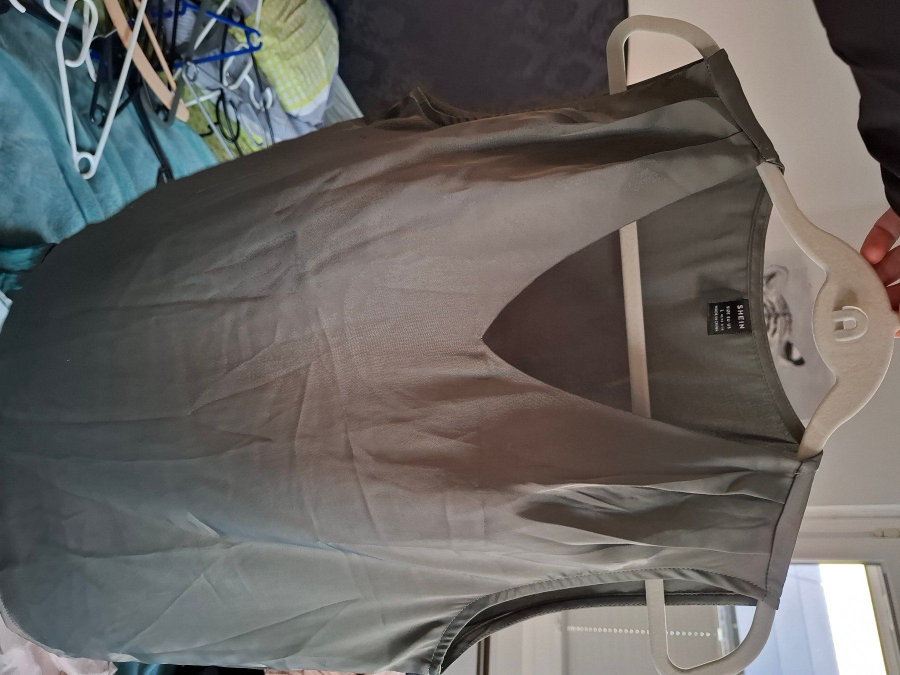 Camicette: Bluse grün satin – Usato da Jona venduto da Mel_Rose_283