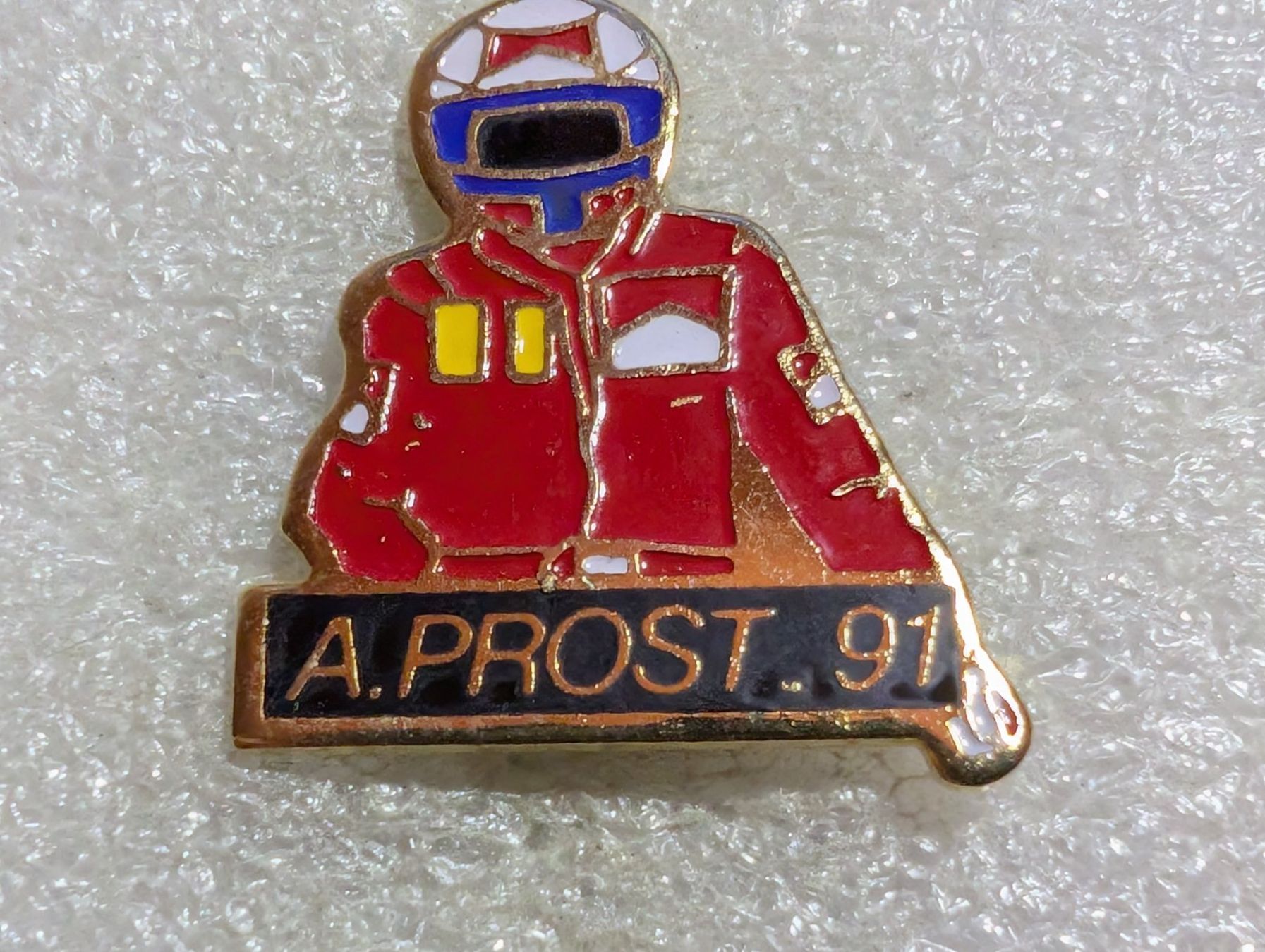 Placchette & Badge: Ansteckpin 217: A. Prost – Usato da Oppligen venduto da Pin-Fall-Shop
