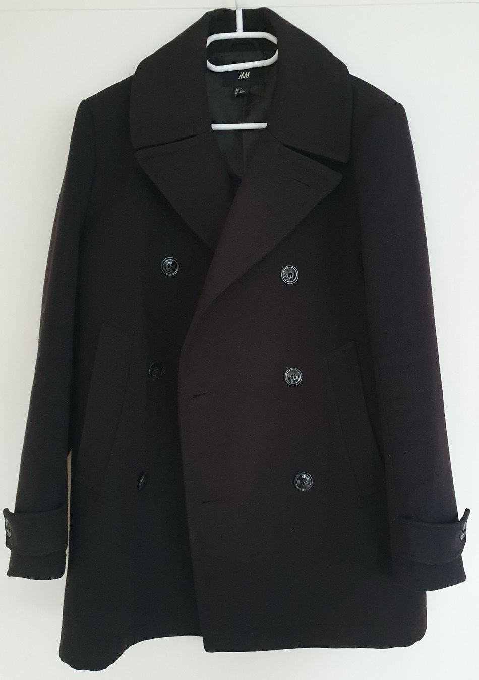 H&M Cappotti: Kurzmantel, Pea Coat, schwarz, Grösse 46 – Nuovo (secondo la descrizione) da Luzern venduto da Alles15stutz
