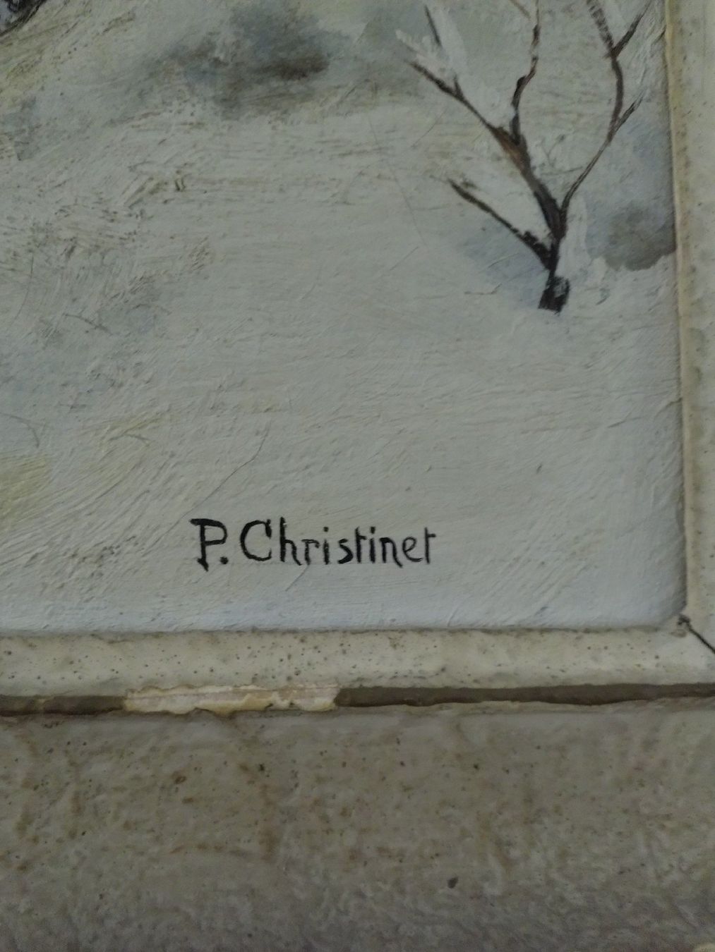 Dipinti: Peinture P. Christinet – Usato da Grand Lancy venduto da ampoule 1