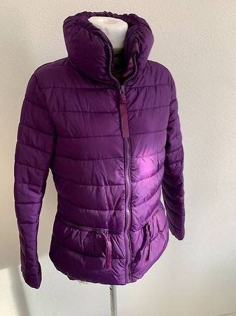 Piumino viola-fucsia
