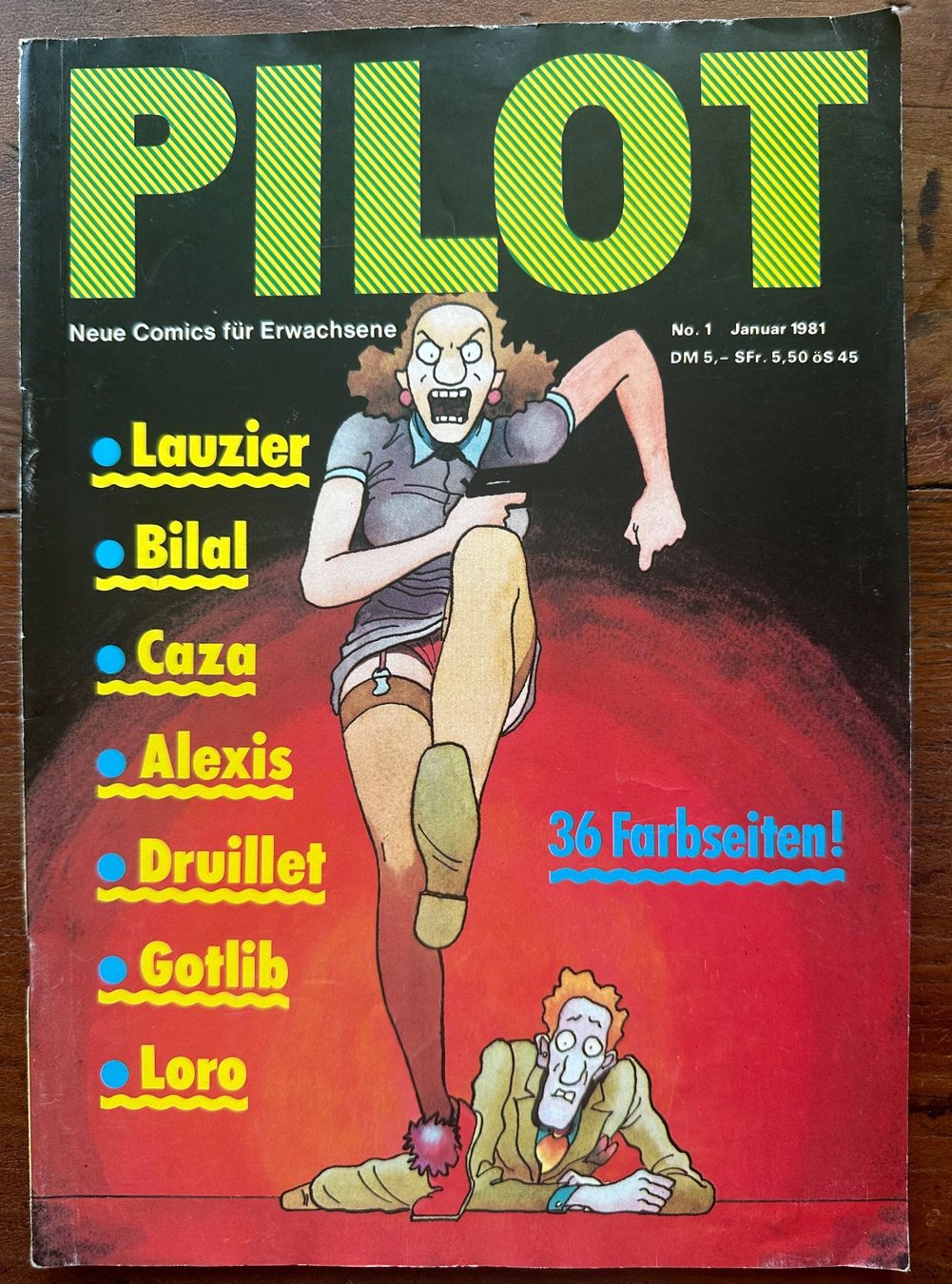 Fumetti: Pilot Nr. 1  1981, hunderte Comics ab 1.- – Usato da Seltisberg venduto da quadartswiss