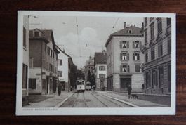Zürich - Forchstrasse mit Strasenbahn, schöne AK !