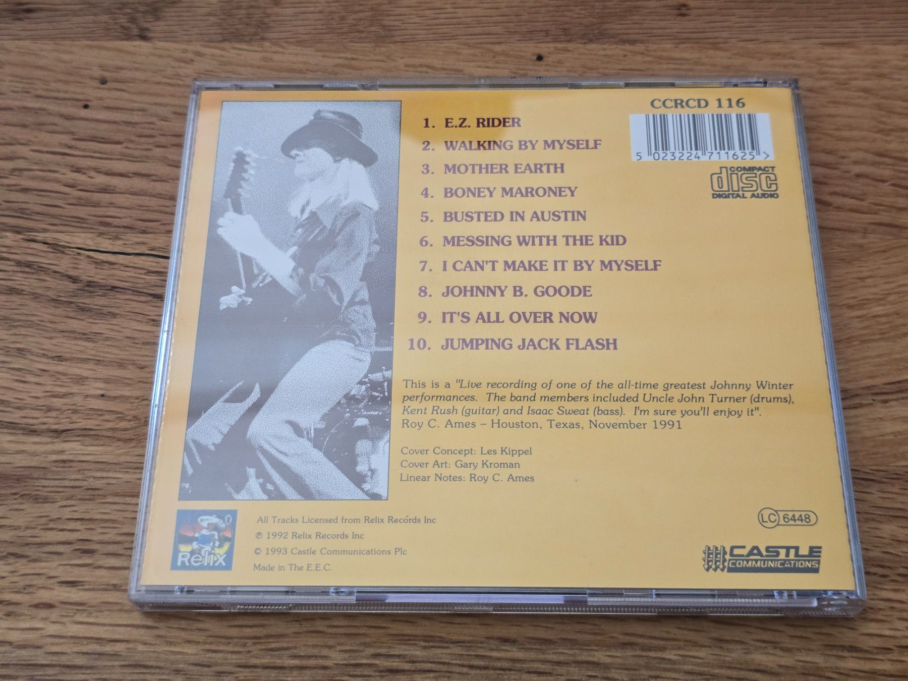 CDs: Johnny Winter - Walking by myself - CD – Gebraucht aus Auenstein von Trilos 1