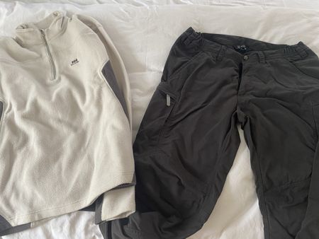 Outdoor Hose und Fleece Pulli