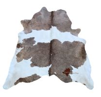 echtes Kuhfell Teppich Alpen/White