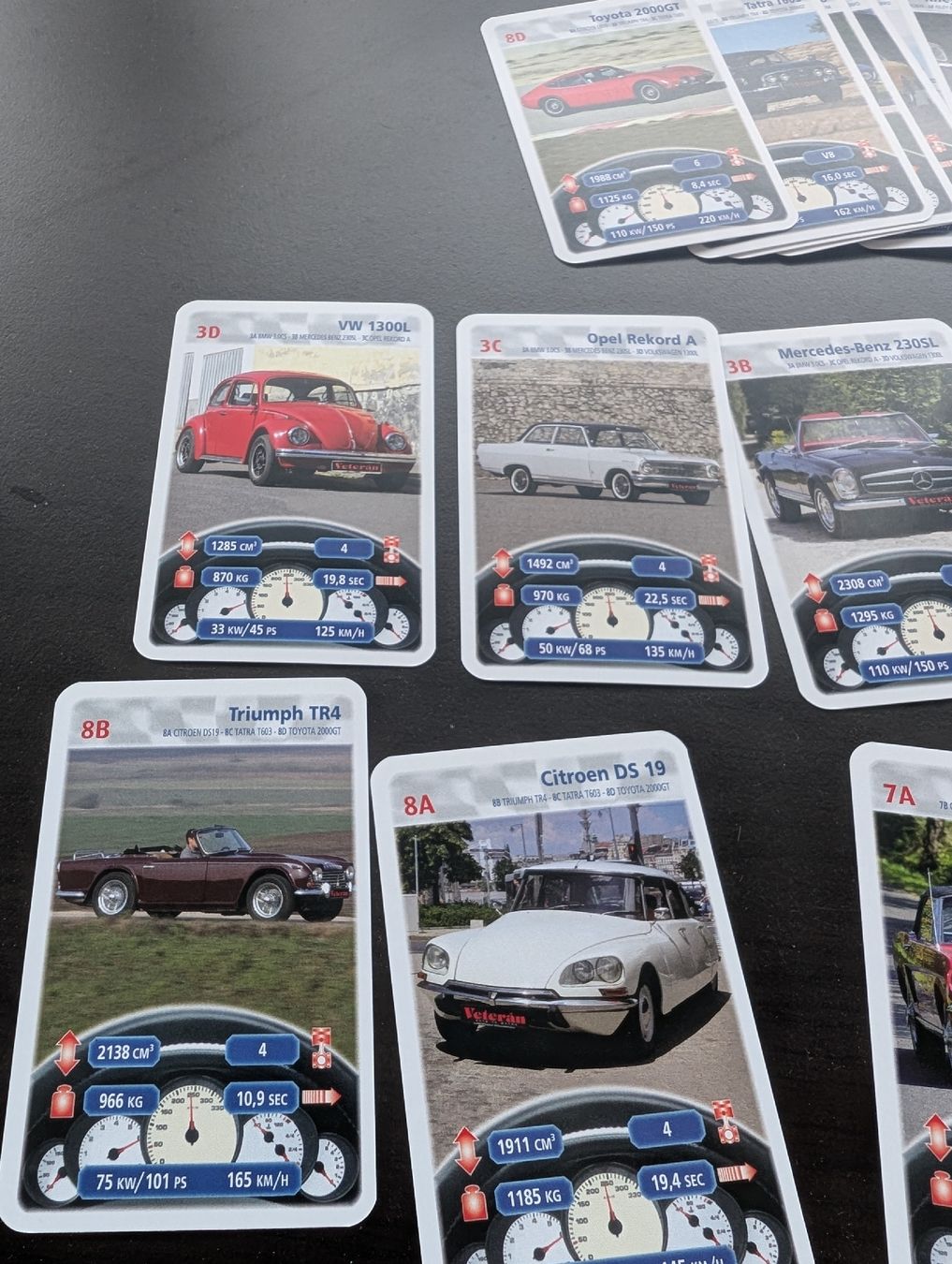 Giochi: Quartettspiel Oldtimer Mega Trumpf Piatnik Veteran  – Nuovo e nell'imballaggio originale da Davos-Platz venduto da v2cat 1