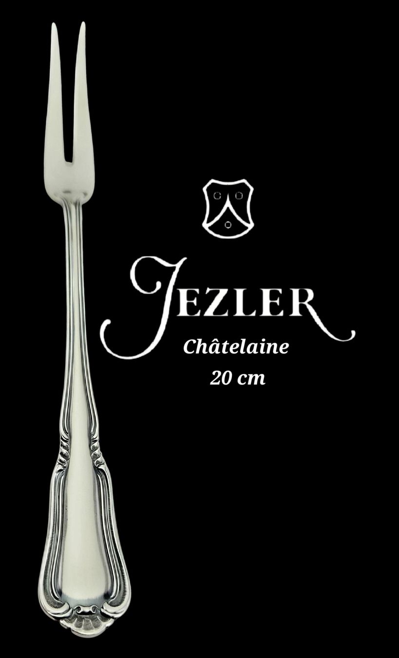 Jezler Forchette: Ancienne fourchette à viande Jezler 800Silb Châtelaine  – Usato da Clarens venduto da Rimany