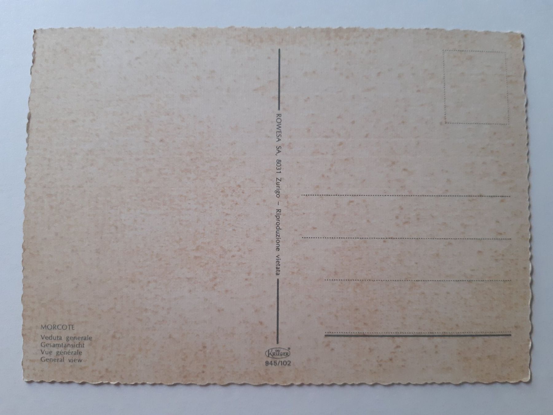 Ansichtskarten: Morcote, Ticino, postcard – Gebraucht aus Verscio von giamma1985 1