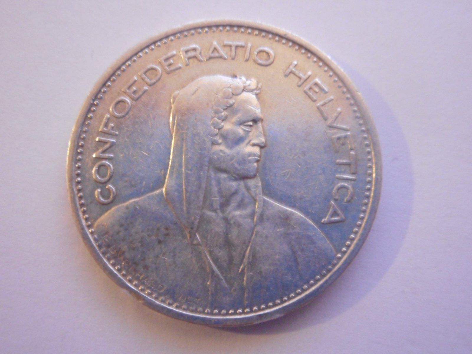 Tutti le monete: 5 Fr. 1952 silber – Usato da Kriegstetten venduto da pizlad2010 1