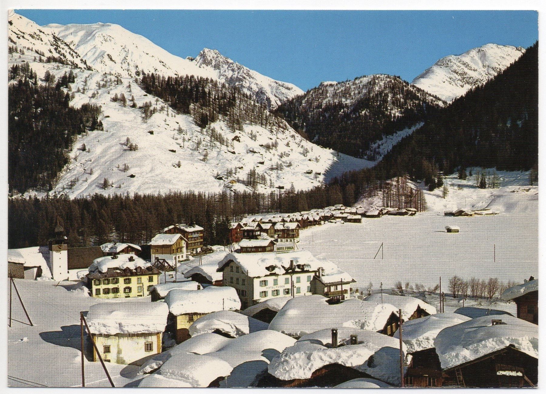 Ansichtskarten: OBERWALD Wallis – Gebraucht aus Jona von philajona