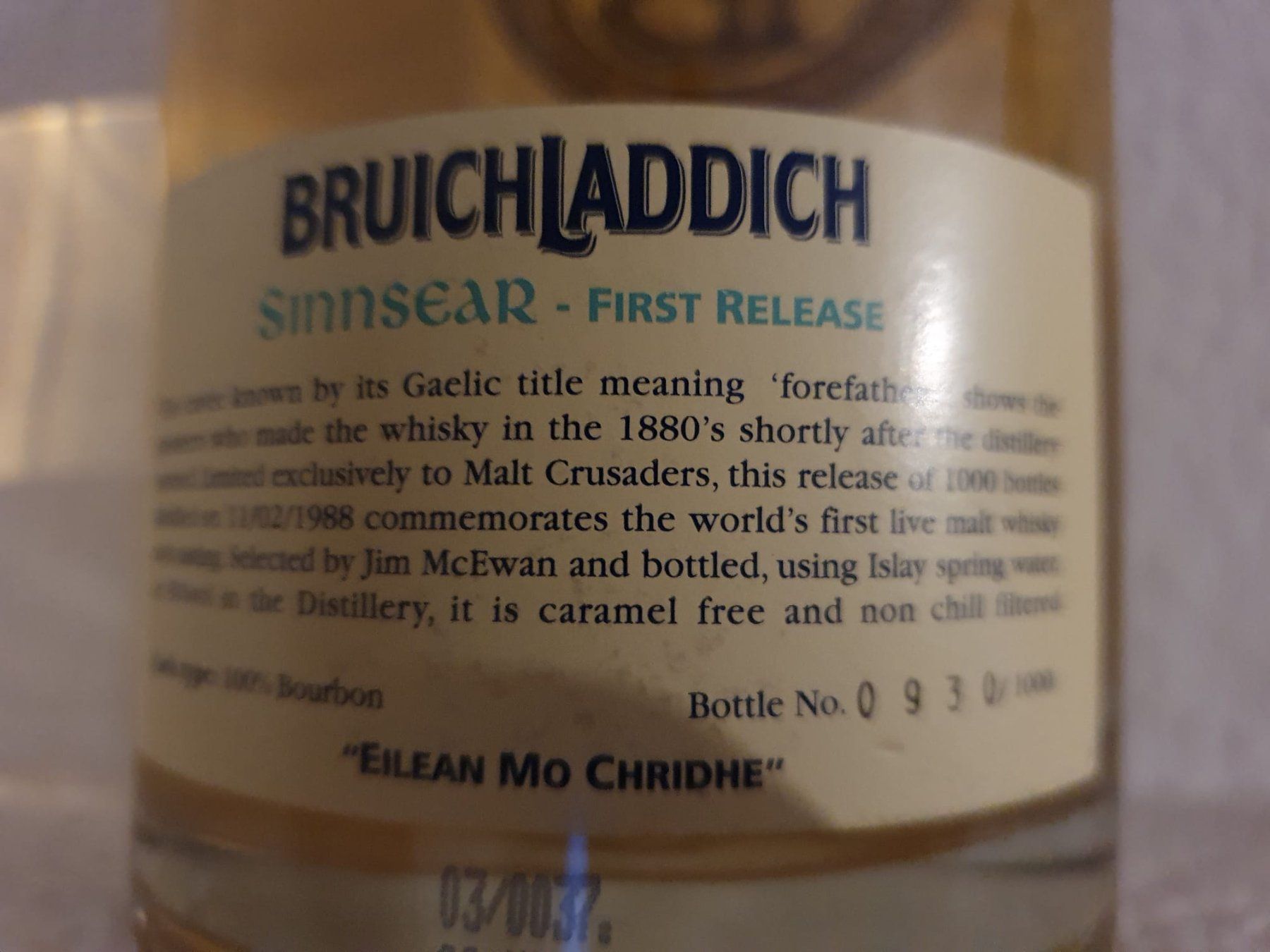 Bruichladdich Spirituosen: Bruichladdich Sinnsear Forfathers – Neu (gemäss Beschreibung) aus Langnau am Albis von jer_pm72 3