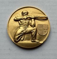 Schützenmedaille Aarg. Kl. Kal. Schützenverband vergoldet