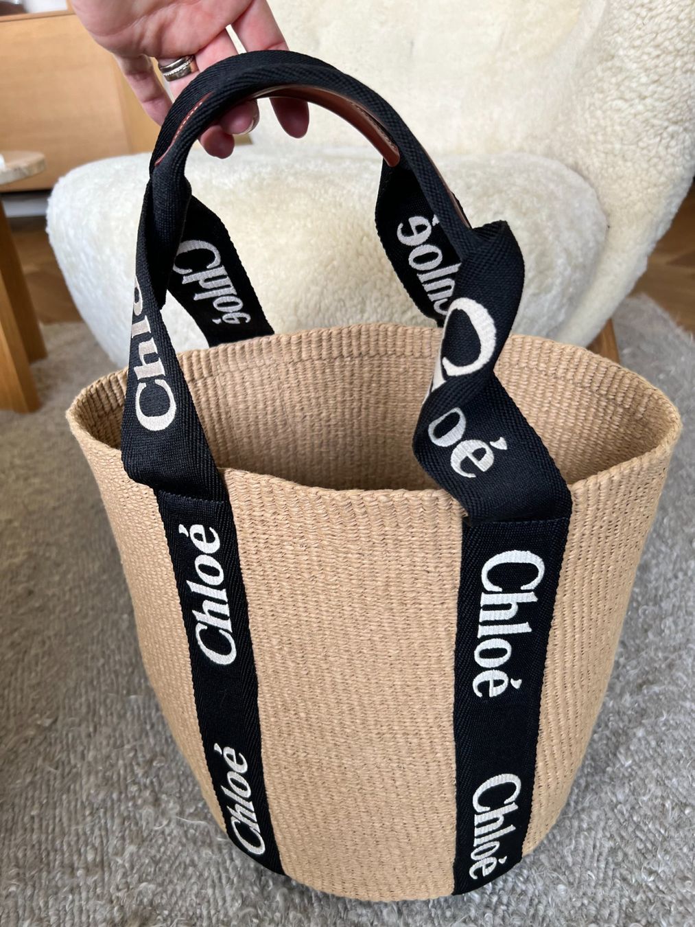Chloé Taschen für Damen: CHLOE Raffia Tote – Neu (gemäss Beschreibung) aus Zürich von vslatt 1