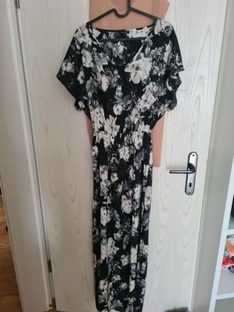 River Island + Missguided, Maxikleid + Unterkleid, gr. S