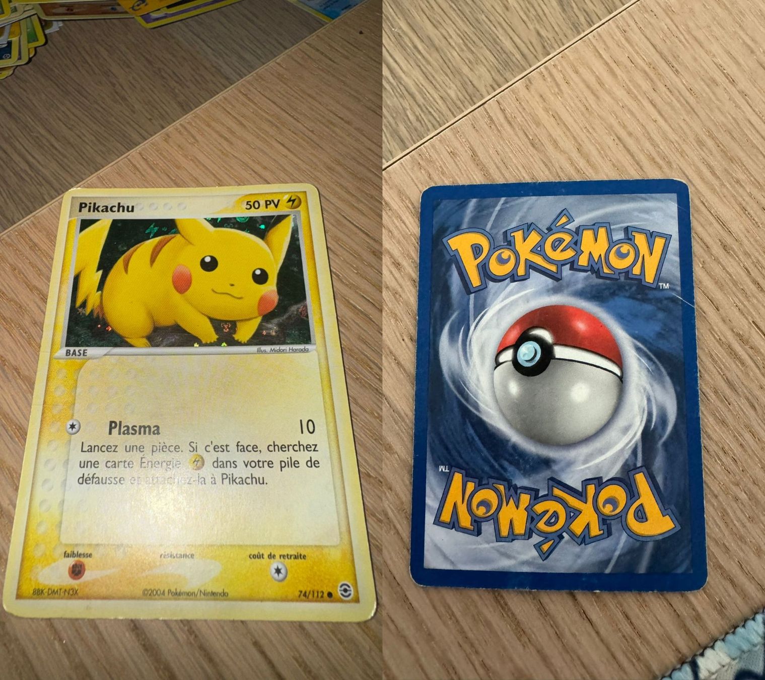 Pokémon Cartes à collectionner: Pikachu 74/112 holo – D'occasion à Chavannes-Renens par skywalker1942