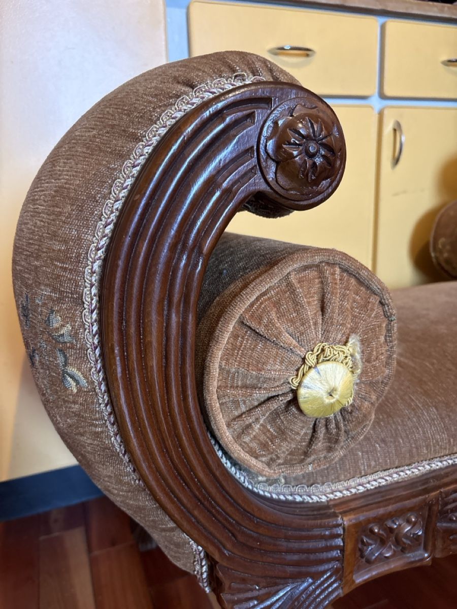 Divani: Méridienne/liseuse antique – Usato da Montbrelloz venduto da CarolineXpress 1