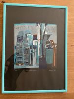 Bild Lithographie signiert: Küenzi "Erinnerungen"