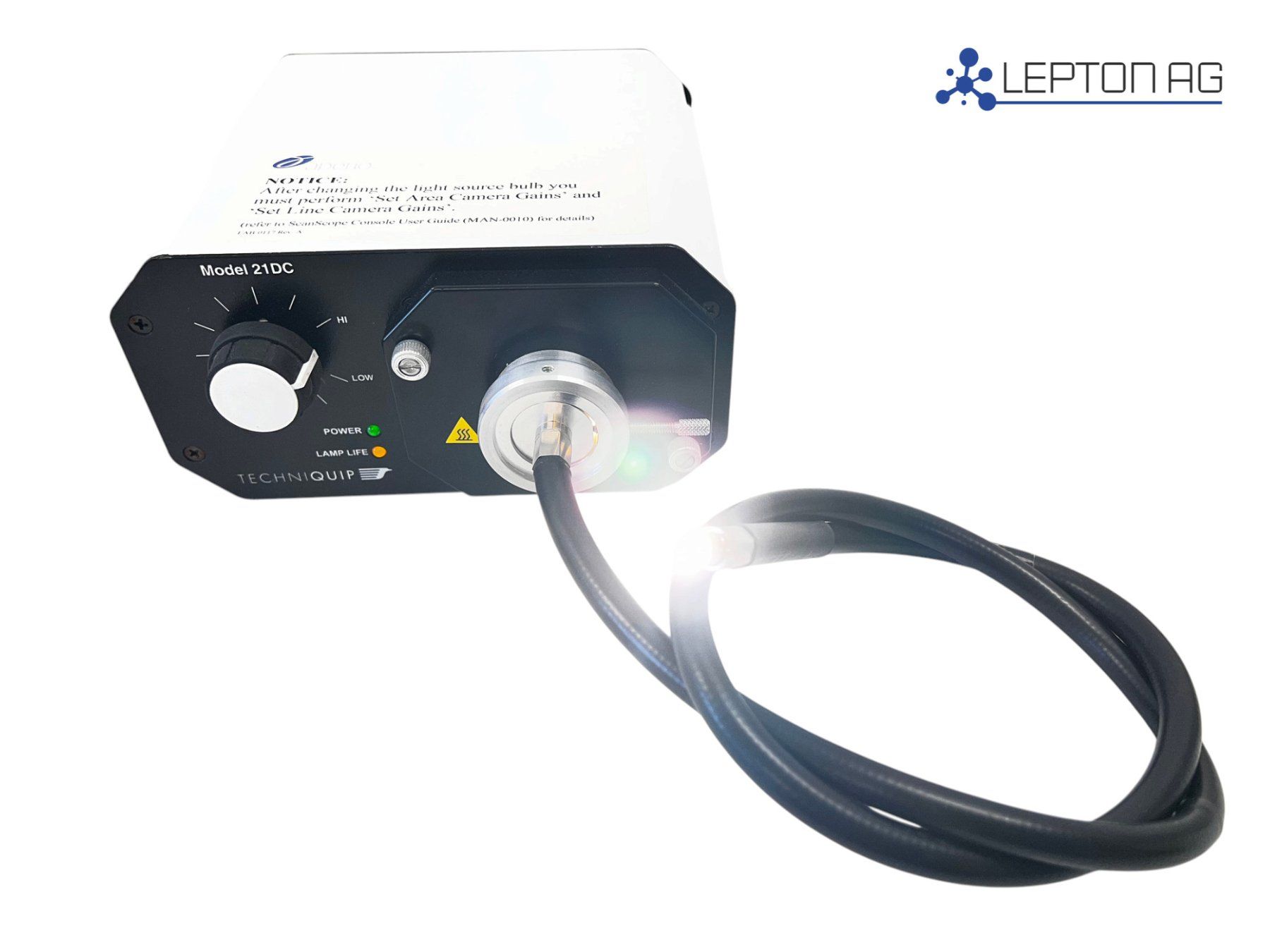 Matériel de laboratoire: Techniquip Model 21Dc 150W Halogen Fiber Optic Illuminator – D'occasion à Niederdorf par LeptonAG_Labor 2