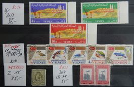 Jemen & Jordan ex. Kat. 21-307 **/gest. Kat. 75 Euro