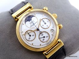 IWC DA VINCI 18K MONDPHASE CHRONOGRAPH REF. 3736 DAMENUHR